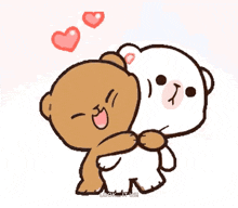Cute teddy bear valentine gif